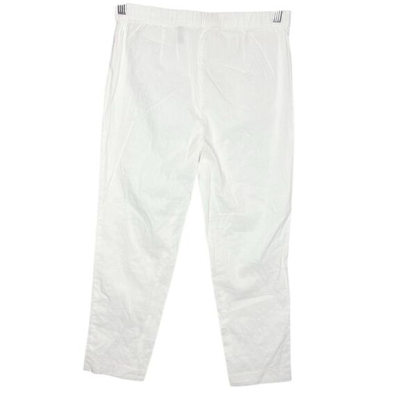 Theory Basic Pull on Pant Linen Organic Blend Stretch Crop Stretch Capri 0 XS - Picture 9 of 14